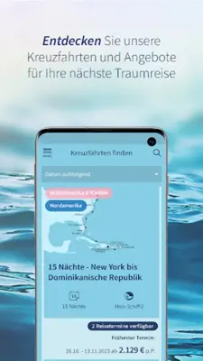 Mein Schiff Kreuzfahrten android App screenshot 0